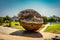 Krishna Butter Ball is UNESCOs World Heritage Site located at Mamallapuram or Mahabalipuram in Tamil Nadu, South India