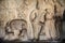 Krishna mandapa- Bass-relief sculpture at Mamallapuram,India