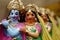 Krishna and Radha, A display of dolls, Golu festival navaratri.