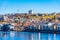 Kristiansten fortress overlooking river Nidelva in Trondheim, Norway