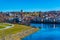 Kristiansten fortress overlooking river Nidelva in Trondheim, Norway