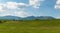 Krivanska Mala Fatra mountains from meadow near Krpelany village in Slovakia