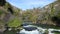 Krka river waterfall in Croatia