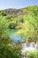 Krka, Sibenik, Croatia - Water reed at a small downfall within Krka National Park