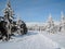 KrkonoÅ¡e mountains - skiing path