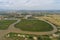 Krong Kampot landscape, Praek Tuek Chhu River, Elephant Mountains in Kampot Cambodia Asia Aerial Drone Photo