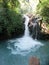 Kroya waterfall in Sambangan secret garden in Bali, Indonesia