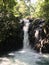 Kroya waterfall in Sambangan secret garden in Bali, Indonesia.