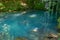 Krupajsko Vrelo The Krupaj Springs in Serbia, beautiful water spring with waterfals and caves. Healing light blue water