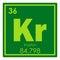 Krypton chemical element