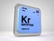 Krypton - Kr - chemical element periodic table