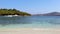 Ksamil beach, Saranda, Albanian Riviera, beautiful seascape