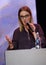 Ksenia Sobchak performs at business conference