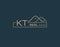 KT Real Estate & Consultants Logo Design Vectors images. Luxury Real Estate Logo Design