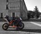 KTM RC8R sports motorcycle on route to Dijon in France