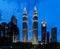 Kuala Lumpur city downtown skyline Twin Tower Malaysia