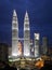 Kuala Lumpur Cityscape with twin tower