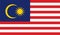 Kuala Lumpur flag, Malaysia.