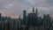 Kuala Lumpur, Malaysia Aerial City Highway Real Time Footage