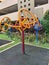 KUALA LUMPUR, MALAYSIA - August 3, 2020 : Playground with shoulder equipment to help exercise shoulder muscle