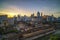 Kuala Lumpur, MALAYSIA - February 25, 2018: Kuala Lumpur city skyline at sunrise