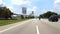 Kuala Lumpur, Malaysia - March 20, 2021 Point of view riding motorcycle in the afternoon, entering highway using motorcycle lane.