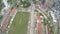 Kuala Lumpur - Malaysia - MERDEKA SQUARE: Moving Away -Master Aerial view of big green playing ground and Merdeka Square 2