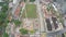 Kuala Lumpur - Malaysia - MERDEKA SQUARE: Moving Away -Master Aerial view of big green playing ground and Merdeka Square