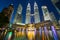 Kuala Lumpur Skyline by Symphony Lake at Night