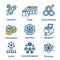 Kubernetes Development Environment Infographic Icon Set