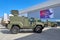 KUBINKA, RUSSIA, AUG.24, 2018: View on heavy military armored 4WD vehicle Typhoon K-53949 for troopers and different weapon transp