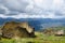 Kuelap is a mountaintop fortress city near Chachapoyas, Peru,