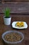 Kuih tart or pineapple tart and Kole Kacang