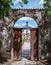 Kuks state castle hospital garden entrance back gate