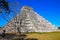 Kukulcan pyramid behind the dry tree