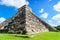 The Kukulkan Temple of Chichen Itza, mayan pyramid in Yucatan, Mexico No People , El Castillo