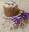 Kulich, iris and willow twigs