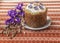 Kulich, willow twigs and iris