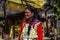 Kullu, Himachal Pradesh, India - February 23, 2019 : Portrait of beautiful Indian himalayan Traditional woman
