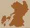 Kumamoto, prefecture of Japan, on solid. Pattern