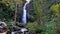 Kumoi no taki Falls in Oirase Stream in autumn sunny day