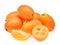 Kumquat,cumquat fruit isolated on white background