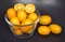 Kumquat fruits (or cumquats) citric fruit