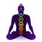 Kundalini Serpent Chakras Awakening Man Power Symbol