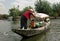 Kunming, China: Boatman on Dian Chi Lake