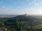 KunÄ›tickÃ¡ hora castle from the ultralight plane