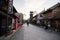 Kurazukuri Street with Bell Tower / Toki no Kane and japanese and tourists walking in Kawagoe `Little Edo`