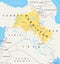 Kurdistan, Kurdish lands political map
