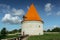 Kuressaare Episcopal Castle on Saaremaa Island, Estonia.Medieval fortification in late Gothic style with bastion.Sightseeing in