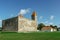 Kuressaare Episcopal Castle on Saaremaa Island, Estonia.Medieval fortification in late Gothic style with bastion.Sightseeing in